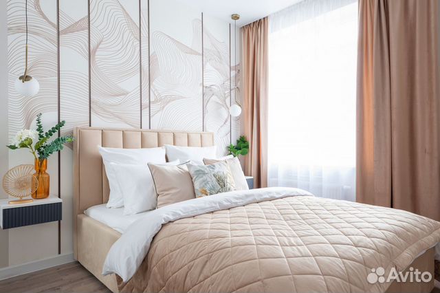 

1-к. квартира, 40 м², 2 кровати