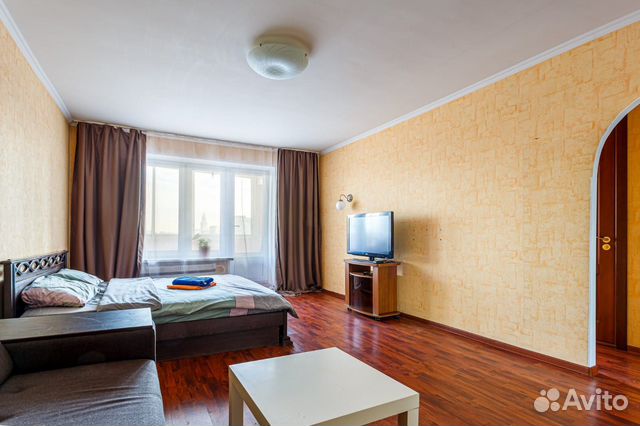 

1-к. квартира, 38 м², 2 кровати