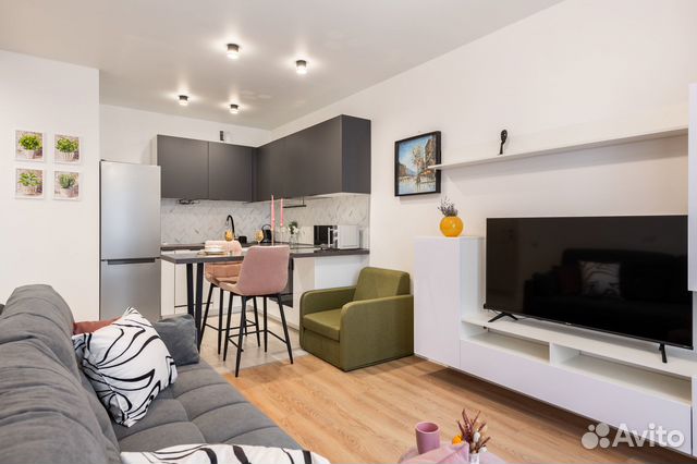 

1-к. квартира, 40 м², 2 кровати