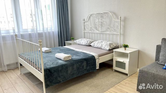

1-к. квартира, 42 м², 2 кровати