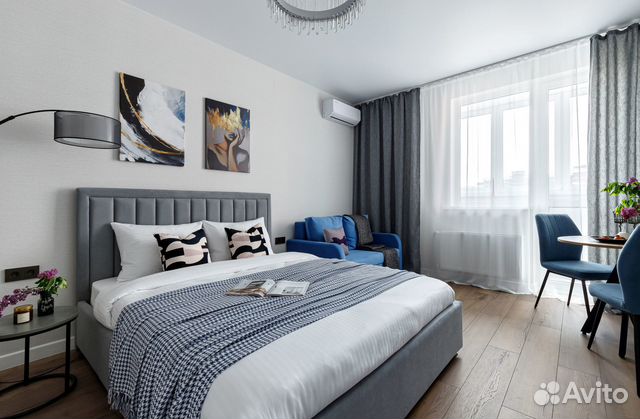 

Квартира-студия, 25 м², 2 кровати