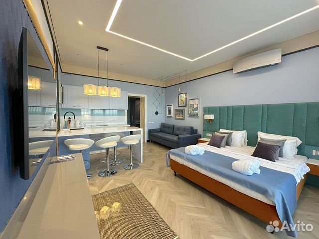 

Квартира-студия, 40 м², 2 кровати