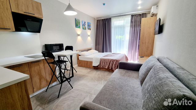 

Квартира-студия, 30 м², 2 кровати