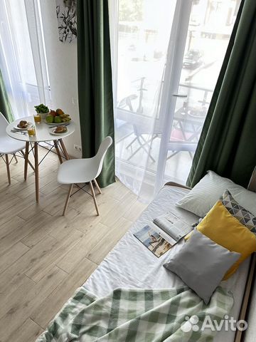 

Квартира-студия, 25 м², 2 кровати