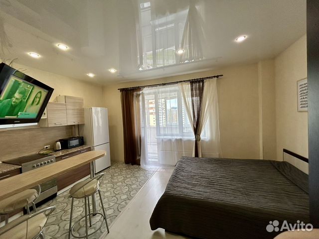 

Квартира-студия, 28 м², 2 кровати