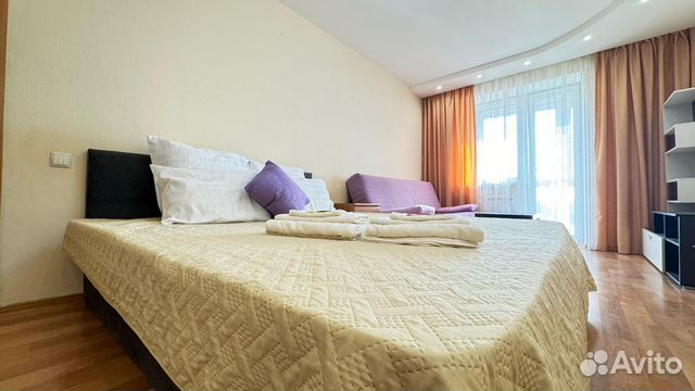 

1-к. квартира, 38 м², 3 кровати