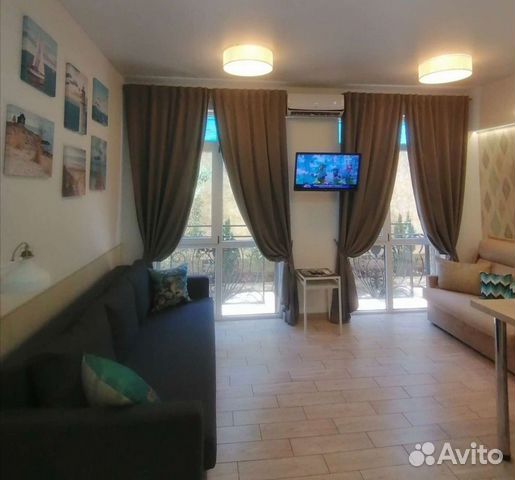 

Квартира-студия, 30 м², 2 кровати