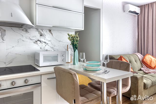 

Квартира-студия, 30 м², 2 кровати