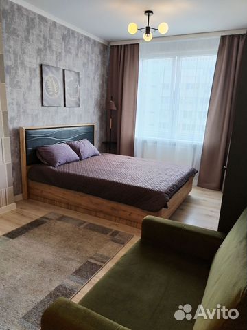 

1-к. квартира, 37 м², 2 кровати