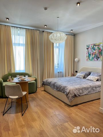 

Квартира-студия, 37 м², 1 кровать