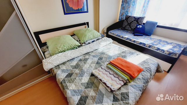 

1-к. квартира, 46 м², 3 кровати