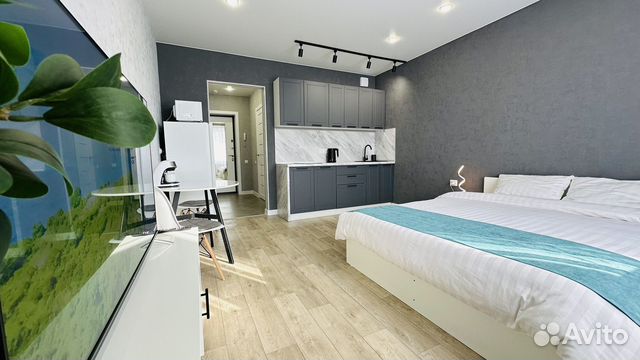 

Квартира-студия, 27 м², 1 кровать