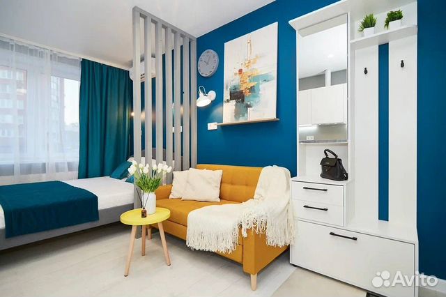 

Квартира-студия, 20 м², 2 кровати
