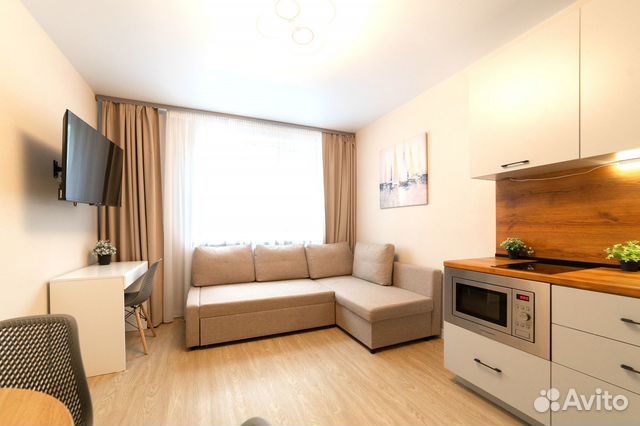 

Квартира-студия, 23 м², 1 кровать