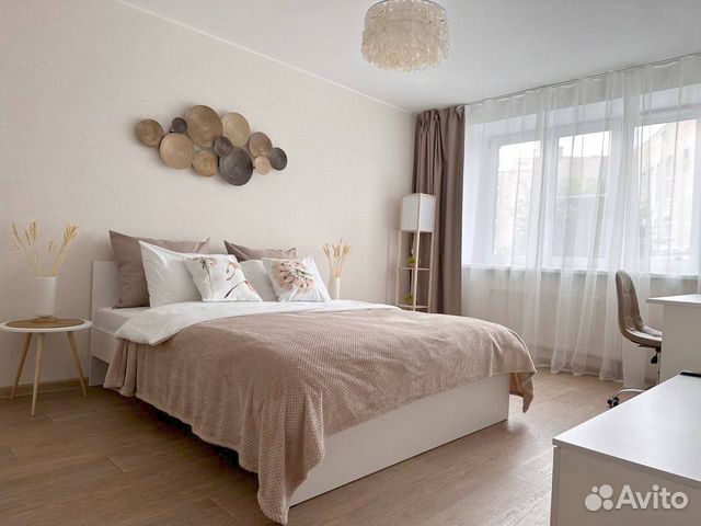 

1-к. квартира, 42 м², 2 кровати