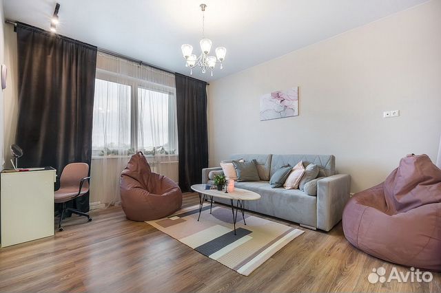 

Квартира-студия, 35 м², 2 кровати