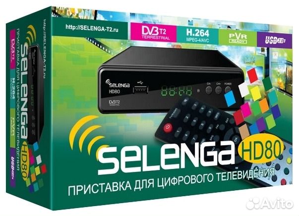 Цифровая тв приставка selenga HD 80
