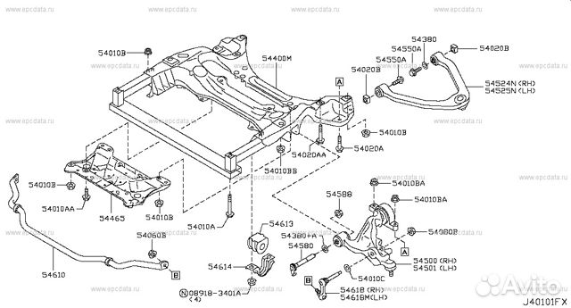 Подрамник передний для инфинити infiniti Подрамник передний для инфинити infiniti