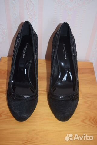 Новые чёрные туфли лодочки 39 Karen Millen Новые чёрные туфли лодочки 39 Karen Millen