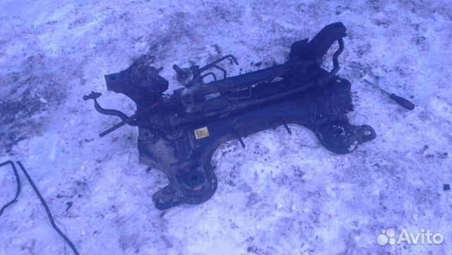 Подрамник с рейкой Шевроле Авео т300 Подрамник с рейкой Шевроле Авео т300