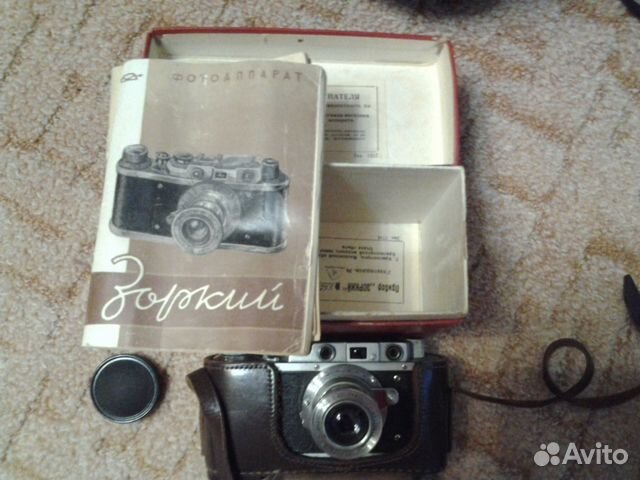 Фотоаппарат зоркий с обьективом Индустар 22