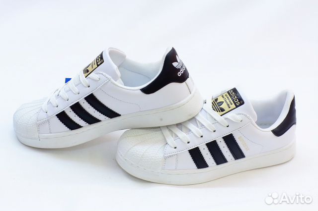 Кроссовки Adidas Superstar белые с черным 38-41 Кроссовки Adidas Superstar белые с черным 38-41
