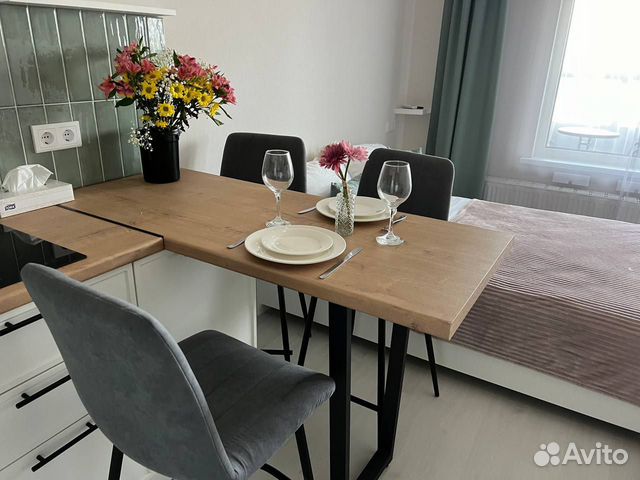 

Квартира-студия, 29 м², 2 кровати