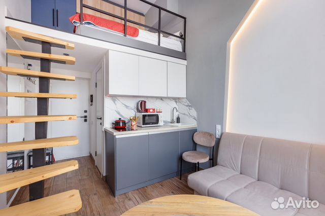 

Квартира-студия, 23,5 м², 2 кровати