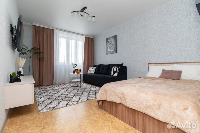 

1-к. квартира, 38 м², 2 кровати