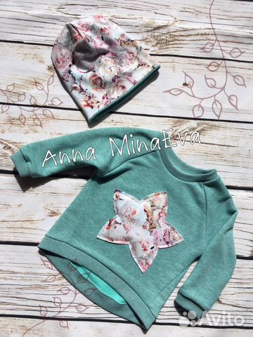 Новый Детский костюм из мягкого трикотажа 