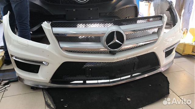 Бампер передний Mercedes X166 GL AMG