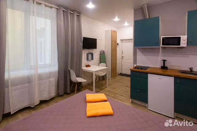 

Квартира-студия, 15 м², 1 кровать