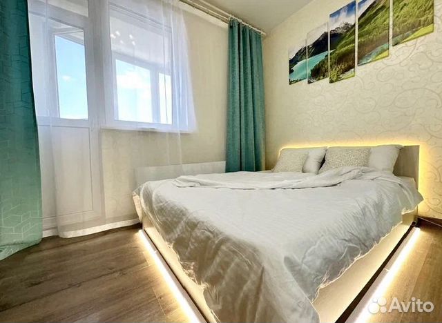 

Квартира-студия, 38 м², 2 кровати