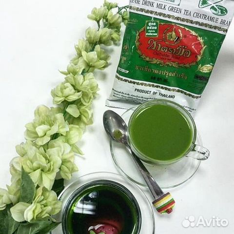 Тайский традиционный изумрудный чай
