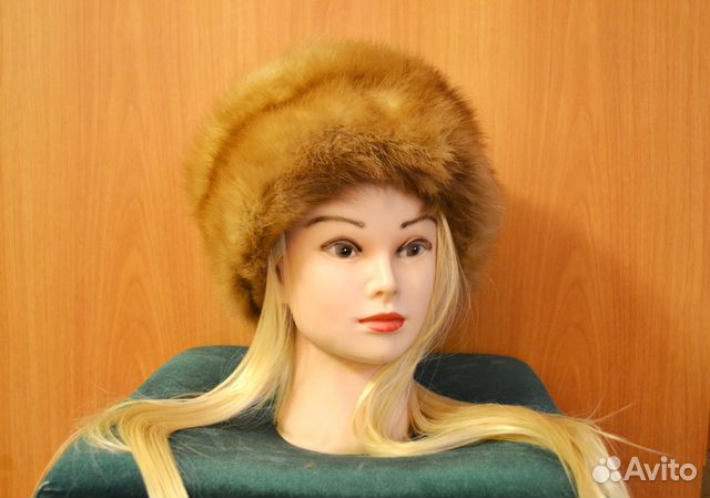 Шапка из натурального меха лисицы