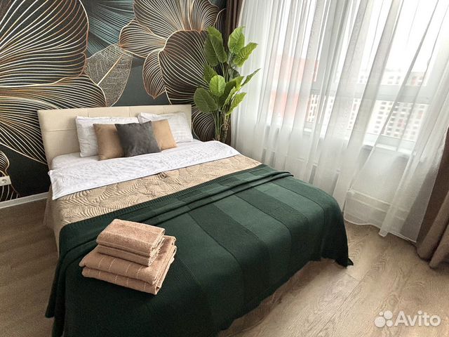 

1-к. квартира, 40 м², 2 кровати
