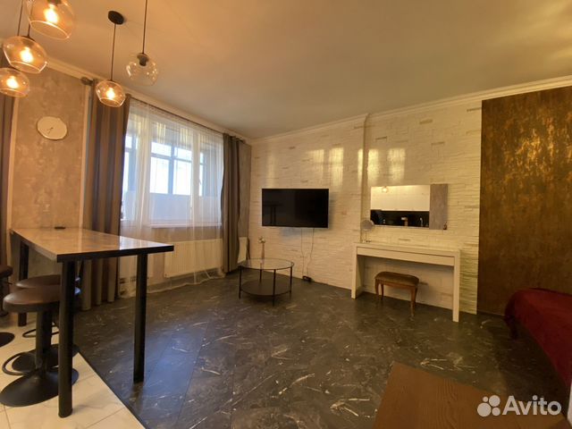 

Квартира-студия, 46 м², 1 кровать