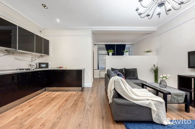 

1-к. квартира, 41 м², 2 кровати
