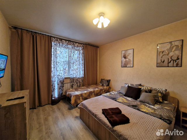 

1-к. квартира, 35 м², 2 кровати