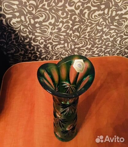 Ваза хрустальная