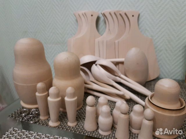 Заготовки из дерева для разукрашивания