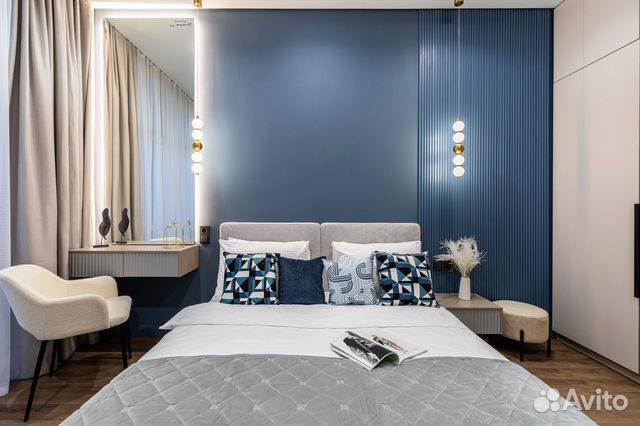 

2-к. квартира, 45 м², 2 кровати
