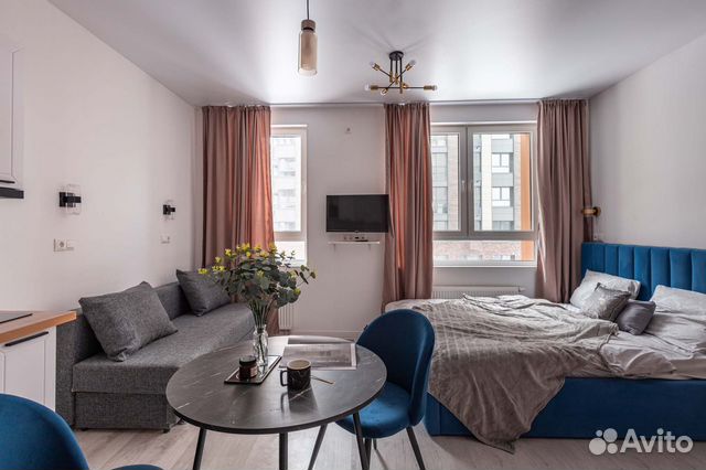 

Квартира-студия, 21,7 м², 1 кровать