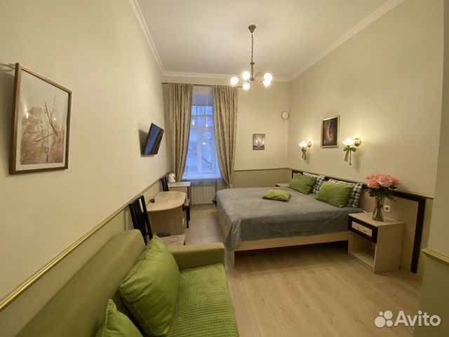 

Квартира-студия, 23 м², 2 кровати