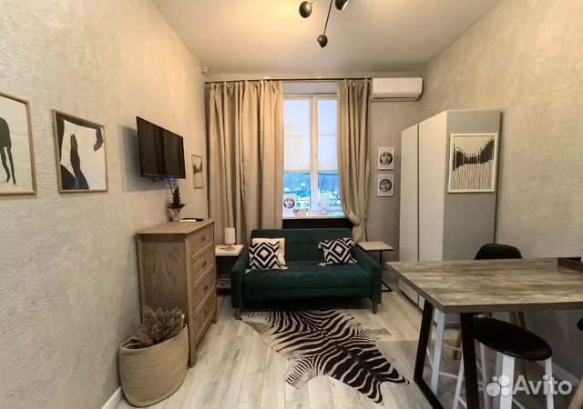 

Квартира-студия, 26 м², 2 кровати