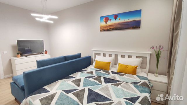 

1-к. квартира, 36 м², 2 кровати