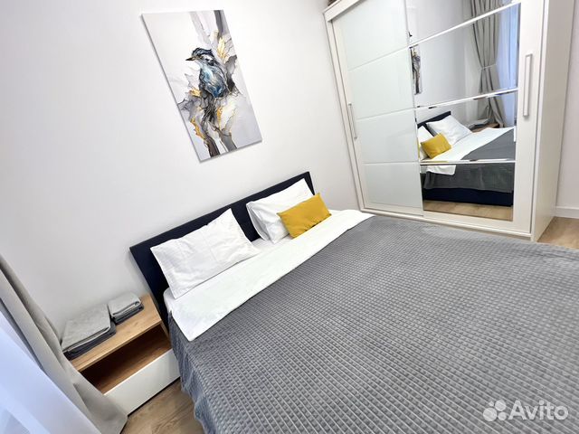 

1-к. квартира, 38 м², 3 кровати
