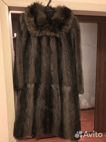 Шуба из енота