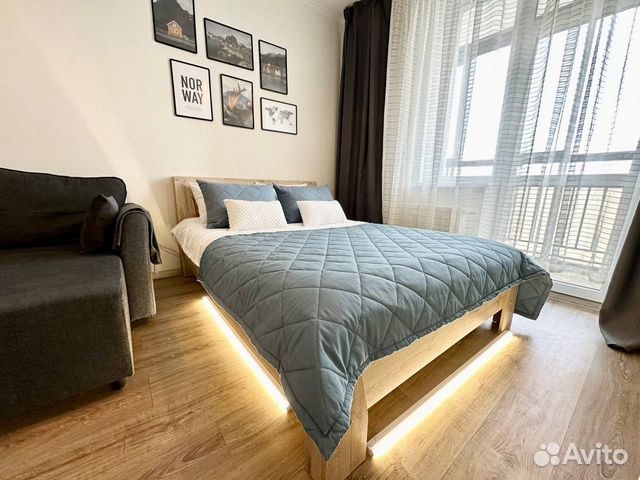 

Квартира-студия, 32,2 м², 2 кровати