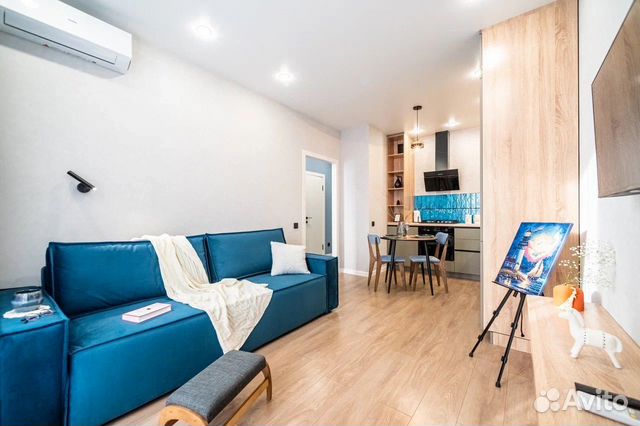 

1-к. квартира, 42 м², 2 кровати